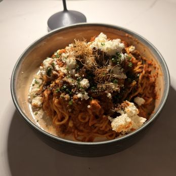 Zeppole - Pancetta Bolognese - sauce good, pasta terribly overcooked making it feel like I'm eating chef boyardee - Italian Near Me - Grapevine, Texas Zeppole - Pancetta Bolognese - sauce good, pasta terribly overcooked making it feel like I'm eating chef boyardee - Italian Near Me - Grapevine, Texas