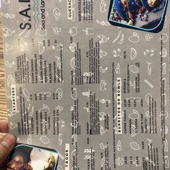 SALT Sea And Land Tacos - Menu - Seafood Near Me - Mesa, Arizona SALT Sea And Land Tacos - Menu - Seafood Near Me - Mesa, Arizona