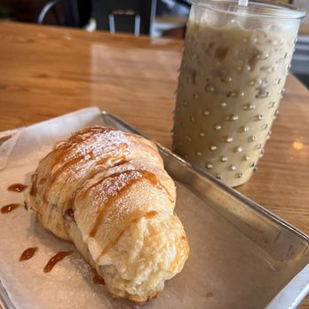 Coffee Crush - Guava croissant and latte - Coffee & Tea Near Me - San Antonio, Texas