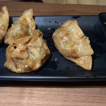 Kan Sushi - spicy beef gyoza - nice and crunchy - Sushi Bars Near Me - Honolulu, Hawaii Kan Sushi - spicy beef gyoza - nice and crunchy - Sushi Bars Near Me - Honolulu, Hawaii
