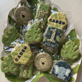 Bill & Bernies Baking - Detailed hand decorated sugar cookies for Wild One first birthday theme. - Desserts Near Me