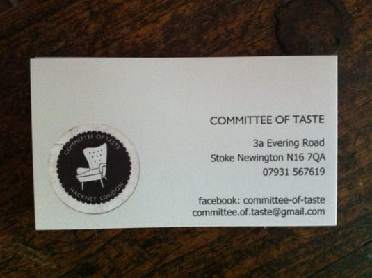 Committee of Taste by null