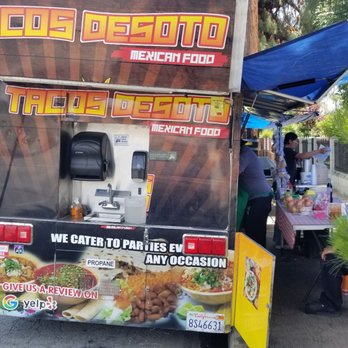 Tacos DeSoto - a taco truck parked on the side of the road - Street Vendors Near Me - Canoga Park, California Tacos DeSoto - a taco truck parked on the side of the road - Street Vendors Near Me - Canoga Park, California