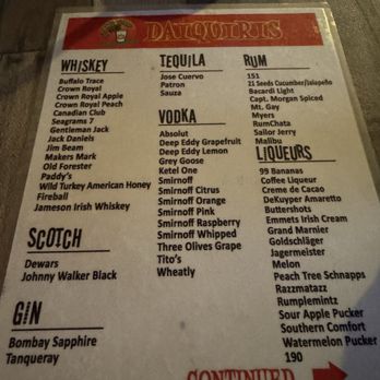 Island Time Daiquiris - menu - Sports Bars Near Me - Orange Beach, Alabama Island Time Daiquiris - menu - Sports Bars Near Me - Orange Beach, Alabama