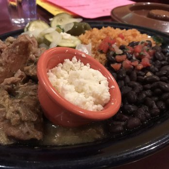 Picante - Chile verde plate ($16.95) - Mexican Near Me - Berkeley, California