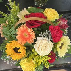 August floral bouquet