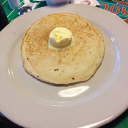 Rockin' S Bar & Grill - Graham - A single pancake. A little lighter than I usually like, but it wasn't undercooked at all.