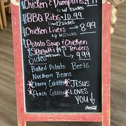 Davy Crockett Restaurant - The daily specials