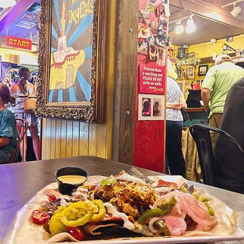 Yellow Dog Eats - Pulled Pork Nachos 10/10 - Sandwiches Near Me - Windermere, Florida Yellow Dog Eats - Pulled Pork Nachos 10/10 - Sandwiches Near Me - Windermere, Florida