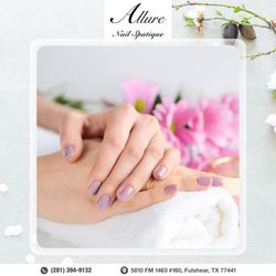 Allure Nail Spatique - Perfect nails start with proper care! Keep them strong by applying cuticle oil daily and booking regular visits. 
See you soon!