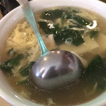 Dumpling Inn - Spinach and tofu soup - Chinese Near Me - San Diego, California Dumpling Inn - Spinach and tofu soup - Chinese Near Me - San Diego, California