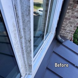 Easley Window Cleaning - Dirty frames made new