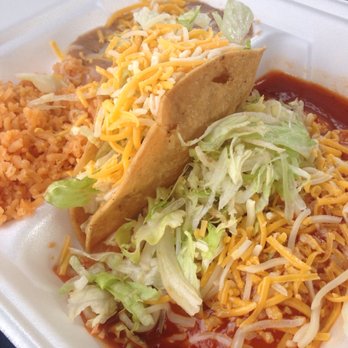 Alberto's Mexican Food - Taco and enchilada plate. - Mexican Near Me - Perris, California Alberto's Mexican Food - Taco and enchilada plate. - Mexican Near Me - Perris, California