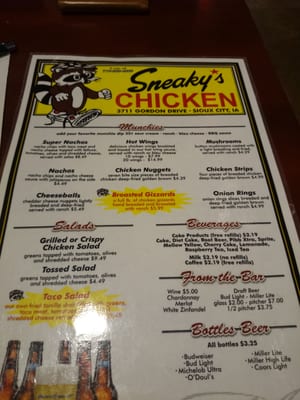 Menu photo 5 Sneaky's Chicken Sioux City, IA Menu photo 5 Sneaky's Chicken Sioux City, IA