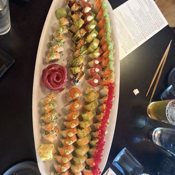 Dave's Sushi - Le Poisson Roll *, Carmen Electra *, Daily Special Roll, tuna Big Eye Tuna Nigiri *, Jack Sparrow Roll *, Spawning Dragon Roll *, plus more - Sushi Bars Near Me - Bozeman, Montana