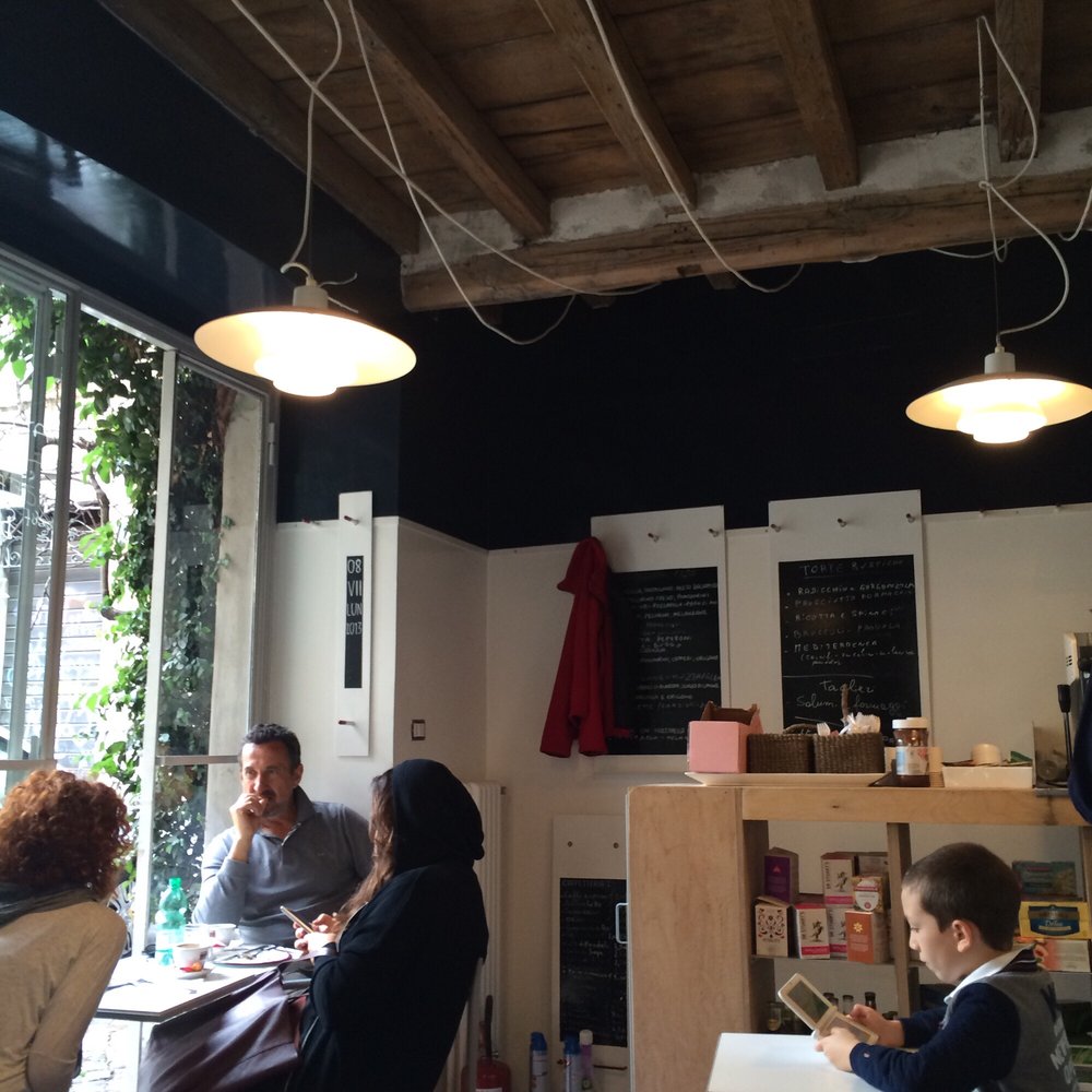 Very cute place for a morning caffe and pastry!