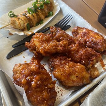 Decibel Korean Fried Chicken - Korean Fried Wings 6pc, Spicy Flavor - Korean Near Me - Cincinnati, Ohio