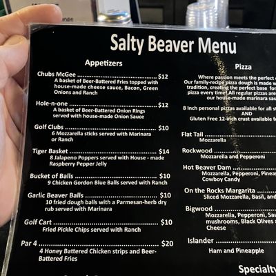 Menu photo 1 The Salty Beaver Longview, WA