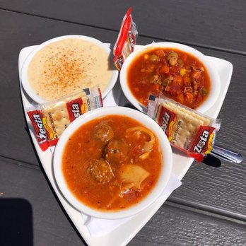 Buddy's Crabs & Ribs - Soup sampler - Seafood Near Me - Annapolis, Maryland Buddy's Crabs & Ribs - Soup sampler - Seafood Near Me - Annapolis, Maryland