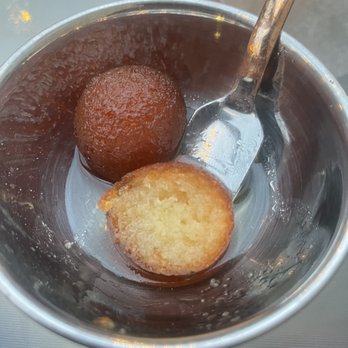 Karara - Indian dessert.  Fried cake balls with a sweet syrup. - New American Near Me - Middletown, Pennsylvania