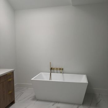 Chavez Plumbing - Complete bathroom remodel with sophisticated Isenberg faucets, new tub, new tub footprint. - Plumbing Near Me - Houston, Texas Chavez Plumbing - Complete bathroom remodel with sophisticated Isenberg faucets, new tub, new tub footprint. - Plumbing Near Me - Houston, Texas