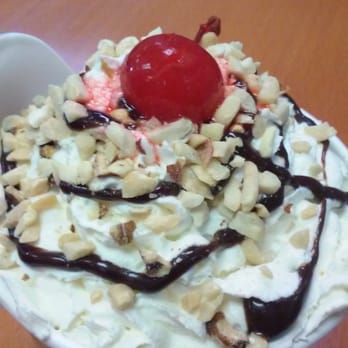 A Plus Quality Water - Cinnamon Carmel ice cream sundae - Ice Cream & Frozen Yogurt Near Me - Marina, California