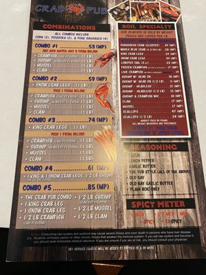 Menu photo 2 Crab Pub National City, CA Menu photo 2 Crab Pub National City, CA