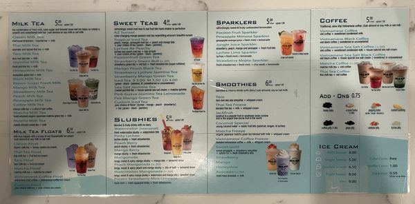 Menu photo 3 Milk Run Phoenix, AZ