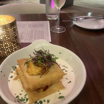 Harvest & Reel - Lobster Appetizer with puffed pastry so good - American Near Me - St. Augustine, Florida