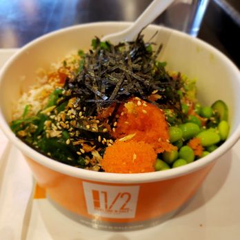 Poki One N Half - Went with Hot spice today! Sooo good - Seafood Near Me - San Diego, California Poki One N Half - Went with Hot spice today! Sooo good - Seafood Near Me - San Diego, California
