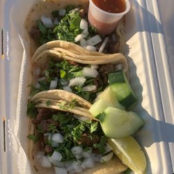 Poblano's Tacos and More - Steak taco tray