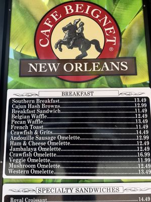 Menu photo 1 Cafe Beignet, Canal St New Orleans, LA Menu photo 1 Cafe Beignet, Canal St New Orleans, LA