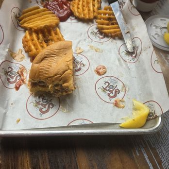 The Spot - Double smash burger and waffle fries - Burgers Near Me - Galveston, Texas