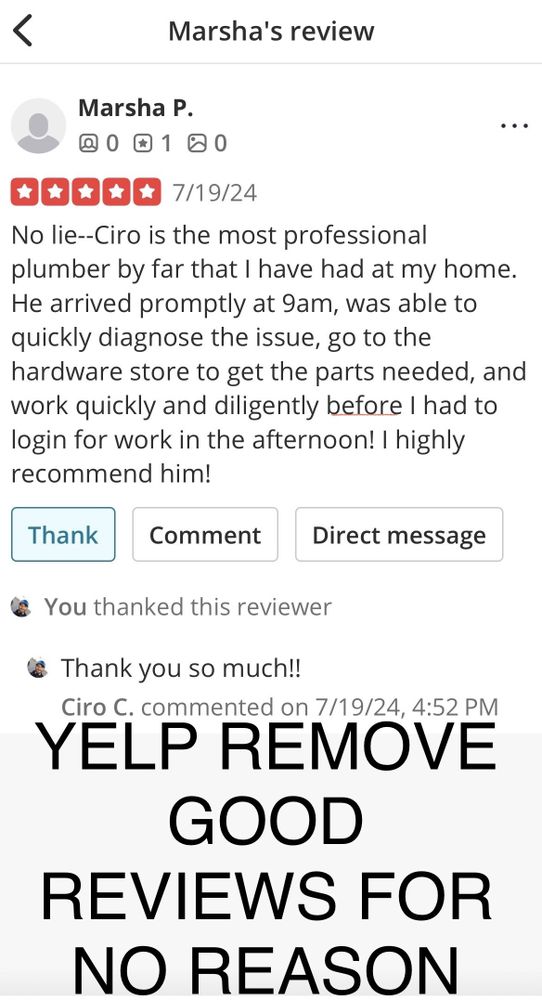 Slide of Ciro’s Sewer & Drain service