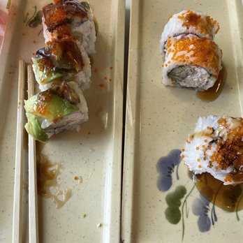 Fuji Sushi Buffet - Dragon roll and spider roll - Japanese Near Me - Concord, California Fuji Sushi Buffet - Dragon roll and spider roll - Japanese Near Me - Concord, California