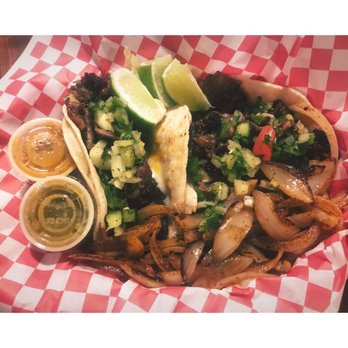 Manzanita Grill - 2 Carne Asada tacos - Food Trucks Near Me - Bend, Oregon Manzanita Grill - 2 Carne Asada tacos - Food Trucks Near Me - Bend, Oregon
