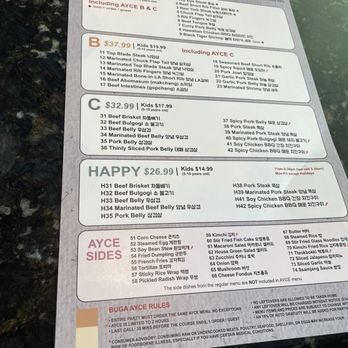 Buga Korean BBQ - Menu March 2024 - Barbeque Near Me - San Diego, California Buga Korean BBQ - Menu March 2024 - Barbeque Near Me - San Diego, California