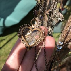 Mystical Remnants - Sparrow shadow box jewelry