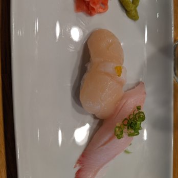 Neko Sushi - scallop and yellowtail sashimi - Korean Near Me - Cincinnati, Ohio