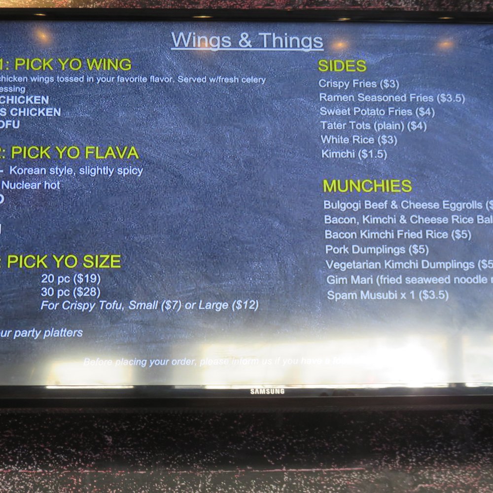 OliToki - OliToki Wings & Things Menu 1/2017 - Korean Near Me - Boston, Massachusetts OliToki - OliToki Wings & Things Menu 1/2017 - Korean Near Me - Boston, Massachusetts