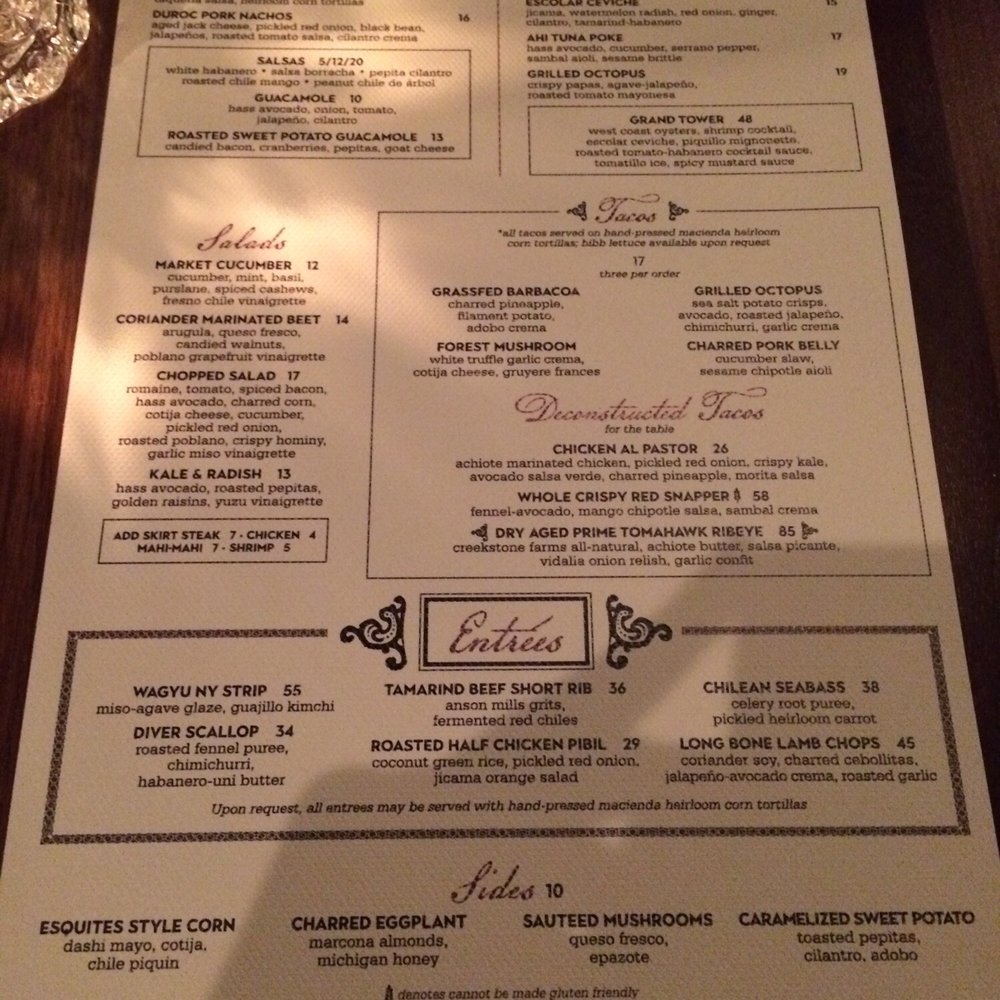 Barrio - Menu - Mexican Near Me - Chicago, Illinois