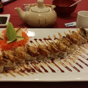 Bua Thai & Sushi - Caterpillar roll & Jasmine tea - Sushi Bars Near Me - Lewiston, Maine Bua Thai & Sushi - Caterpillar roll & Jasmine tea - Sushi Bars Near Me - Lewiston, Maine