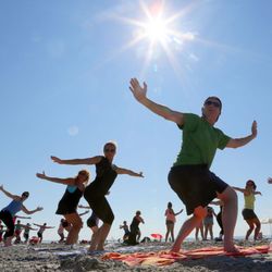 Yoga On The Beach