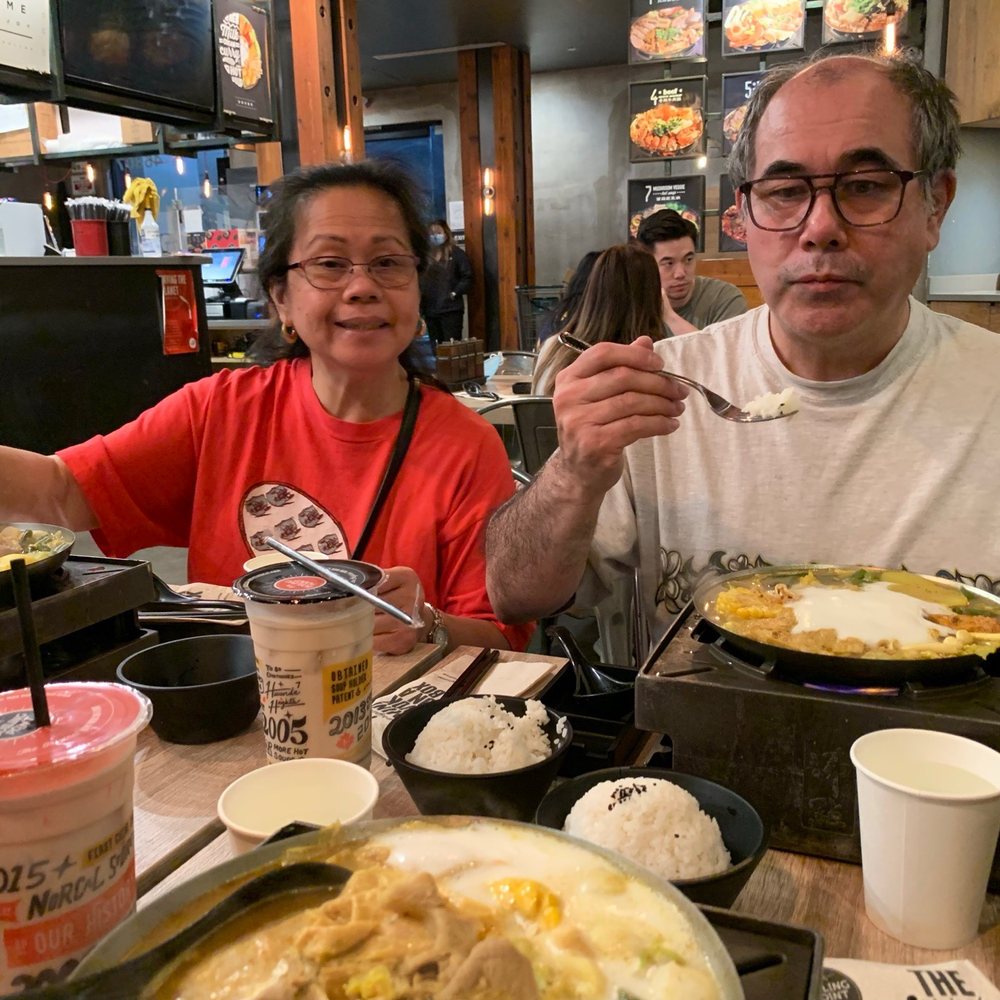 Boiling Point - Parents with the Milk Cream Curry entree - Hot Pot Near Me - Fremont, California Boiling Point - Parents with the Milk Cream Curry entree - Hot Pot Near Me - Fremont, California