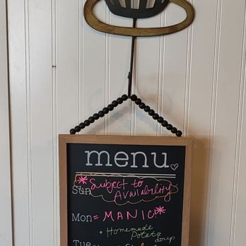 The Bistro - a menu on a chalk board - Sandwiches Near Me - Scottsburg, Indiana The Bistro - a menu on a chalk board - Sandwiches Near Me - Scottsburg, Indiana