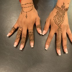 D'Perfect Brows Waxing and Sugaring - Henna tattoo design