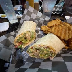 Godfrey's Ale House - Southwest chicken wrap