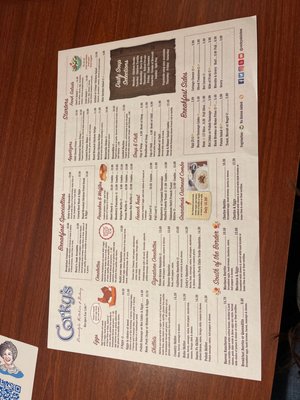 Menu photo 6 Corky's Kitchen & Bakery Upland, CA