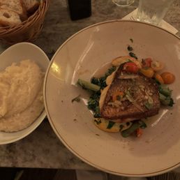 Special of the Day: Pam seared Red snapper with veggies. Side of potato puree Special of the Day: Pam seared Red snapper with veggies. Side of potato puree