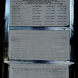 Bald Eagle Towing - Rates were faded so increased contrast increased black point and reduced brightness